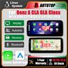 AUTOTOP Schermo multimediale da 12,3"/10,25" con sistema Linux, CarPlay wireless e Android Auto per Mercedes-Benz CLA, GLA, Classe A W176, C117, modelli 2013-2018, NTG4.5, NTG5.0, autoradio con Bluetooth e