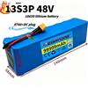 Kedanone Nuova batteria agli ioni di litio da 48V 99999mAh 2000W 13S3P DC/Pokemon per motori da 48V con BMS
