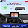 AUTOTOP Modulo di interfaccia wireless CarPlay e Android Auto per Audi A1 Q3 RMC HN HN+R 2012-2018, con decoder aggiornato e adattatore Bluetooth per CarPlay, AirPlay, Mirror Link e navigazione GPS.