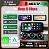 AUTOTOP Schermo multimediale da 10,25" 12,3" con sistema Linux, CarPlay wireless e Android Auto per Mercedes Benz Classe C W204 S205 C204 2007-2018 NTG4.0 4.5 5.0, autoradio con Bluetooth e GPS