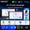 Mekede Autoradio Android Universale 9/10 Pollici 64g Autoradio Android 2 Din GPS BT RDS FM Sistema Multimediale Centrale Smart per Auto