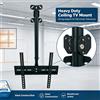 NONE Supporto da soffitto per TV, modello telescopico, altezza regolabile da 60 a 90 cm, per televisori a schermo piatto da 20 a 55 pollici, supporto per il fissaggio a soffitto.
