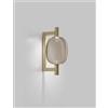 Vistosi RIFLESSO APPLIQUE A PARETE P FUME' TRASPARENTE ORO SATINATO 3 L32CC LED 3000K 12W 1600lm DIMMERABILE