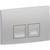 Geberit Plaque de fixation Geberit Delta35 pour rinçage à 2 quantités, 115.135.46.5, 115.135.46.5, Colorazione: Cromato opaco