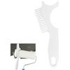 Generico Paint Brush Comb, Roller Cleaner Tool, Heavy Duty Scraper Accessory, 9.33x3.46x0.24 Inches, Multi Purpose Maintenance Aid, Ideal for Wall Paint, Trim, Furniture, Studio, Cleanup Tasks