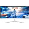 Philips Monitor 34" ( LED 3440x1440 UWQHD 200Hz ) EVNIA 5000 Ambiglow White 34M2C5601QA