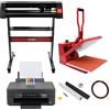 MONSTERSHOP Bundle creativo PixMax: pressa 38cm, plotter vinile 720mm, stampante Epson