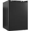 HOMCOM Frigorifero Piccolo 72.5L con Congelatore, Termostato Regolabile, Porta Reversibile, 43 dB, Nero | Aosom Italy