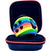 PILPOC theFube Fidget Cube (Arcobaleno) - Cubo Antistress Adulti e Bambini in Versione Deluxe - Fidget Toy con Custodia Protettiva Premium - Gadget Antistress Ideale per Ansia, ADHD, OCD e Autismo
