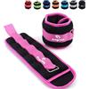 Fragraim Pesi Caviglia per Donne, Uomini e Bambini - 1/2/3/4/5/6/10KG 1 Paio di Pesi per Polso/Gamba/Braccio per Allenamento Alla Forza con Cinghia Regolabile per Jogging, Ginnastica, Aerobica, Fisioterapia