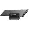EF ECOFLOW EcoFlow Centrale elettrica portatile RIVER 3 Plus con 110W pannello solare, batteria LFP 286Wh, uscita 1200W, autonomia 16 ore per apparecchi <100W, generatore solare per all'aperto, campeggio, RV