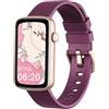 SHANG WING Smartwatch Donna Piccolo Elegante Orologio Fitness Impermeabile | Contapassi Cardiofrequenzimetro SpO2 Ciclo Mestruale Sonno Notifiche AMOLED Bluetooth 5.4 Idee Regalo Donna per Android iOS