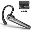 Atheewon Auricolare Bluetooth Singolo con CVC8.0 e ENC Doppio Microfono V5.4 Auricolari Bluetooth con 25 Ore Di conversazione, 180 Ore di Standby, Cuffie con Gancio Girevole per Guida/Lavoro/Ufficio, Nero
