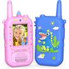 iKidiki Giochi Bambini 3 4 5 6 7 8 Anni, Video Walkie Talkie Bambini Ricaricabili Idee Regalo Bambino Bimba 3-8 Anni Femmina Gioco Bimbo 3-8 Anni Maschio Walky Talky Giocattoli per Bambina
