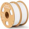 DEEPLEE PLA+ Filamento per stampante 3D Bianco 2kg | Filamenti PLA 1,75 mm, facili da usare, bobina in cartone, avvolgimento ordinato, colori brillanti, maggiore tenacità