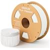 DEEPLEE PLA+ Filamento per stampante 3D Bianco 1kg | Filamenti PLA 1,75 mm, facili da usare, bobina in cartone, avvolgimento ordinato, colori brillanti, maggiore tenacità