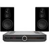 Roksan + Monitor Audio Silver 100 8G nero laccato + Attessa INT Bluos nero