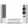 Nuprime + Elipson Prestige Facet II 14F bianco + IA-9X argento