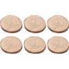 Cocosity 25Pcs legno fetta pino tazza sottobicchieri puntelli casa decorazione ornamento per ufficio casa (M)