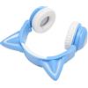 Cocosity Cuffie a orecchio di gatto, cuffie Bluetooth a orecchio di gatto, cuffie a orecchio di gatto a LED, cuffie stereo a orecchio di gatto, cuffie per bambini, cuffie Bluetooth per bambini
