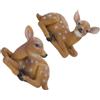 Cocosity Statua di cervo, ornamenti di cervo sika, modello di cervo sika, statua di cervo sika, modello di animale