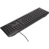 Cocosity Tastiera cinese, tastiera USB cablata, tastiera del computer cablata, tastiera da gioco, tastiera da ufficio cablata, tastiera bilingue cinese inglese