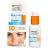 L'Oréal Garnier Ambre Solaire, Siero protettivo solare quotidiano, Siero super UV invisibile con fattore di protezione solare 50+, 30 ml