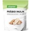 vit4ever Prebio Inulin Powder - 1100 g (1,1 kg) - Alto contenuto di Fibre | Prebiotico - Residuo controllato - Origine Europa - Naturalmente dalla radice di cicoria - 100% Vegan