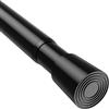 BSYXLSX Bastoni per Tende a Pressione,75-123 cm,Ø 22 mm,Nero,per Finestra