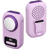 Morelax Ventilatore USB Mini Ventilatore Portatile con 5 velocità Regolabili,Funzione di raffreddamento