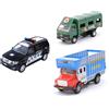 Fatto a mano Centy Toys Interceptor Fortune Car & Pull Back Army Dcm Truck colore (assortito)