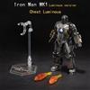 ZD Toys Iron Man Mark 1 Con Luce Action Figure ZDToys Marvel Avengers Stark Luminoso