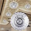 lvifloae Downlight da incasso a LED 3W Plafoniera a LED per corridoio 5 8 cm Downlight in cristallo con ritaglio Adatto per la casa, soggiorni, camere da letto, corridoi, nonché (Luce bianca nascosta