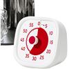 Generic Timer conto alla rovescia visivo silenzioso, regolabile da 0 a 60 minuti, struttura in ABS, design compatto e leggero, display facile da leggere, strumento di gestione della messa a fuoco in classe