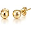 Philip Jones Orecchini a sfera placcati in oro