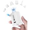 AKSOUL Electric Air Tiny Pump for Airbed: USB Ricaricabile Battery Powered Mini Portable Vacuum Pumps - Cordless Small Inflator for Pool Swimming Inflatables Travel Inflatable Mattress Camping Air Bed