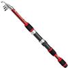 BlissfulAbode Canna da pesca telescopica in fibra di vetro portatile, 1,8 m | Costruzione in fibra di vetro, lunghezza estesa 1,8 m, design pieghevole, ideale per viaggi, acqua salata e acqua dolce