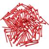 Homoyoyo 100 Pezzi Tee da Golf in Legno da 7cm per Allenamento Esterno | Colore Rosso, per Palline e Tappeto, Aiuta Impostazione Costante, Riduce Rifiuti Sul Campo