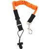 DEEPCRAFF Corda di Sicurezza per Kayak Arancia Sgancio Rapido a Spirale | Nylon e Tpu, Riduce Grovigli e Perdite, per Pagaie, Sup, Canoa, Pesca e Navigazione
