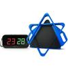 SZLIFE Segnapunti Portatile con Display LED, Tabellone Segnapunti Elettronico per Biliardo, Contatore Digitale Ricaricabile per Tornei di Biliardo, Vassoio P