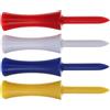 DEARMAMY 100 Pezzi Tee da Golf Castle Tees 70mm in Pp, Base Extra Larga, Leggero, per Tappetini da Driving Range, Pratica Indoor e Outdoor, Confezione da Colore Casuale