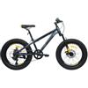 DEPORBIKES Bicicletta da 20 pollici per bambini, 7-10 anni + ruote Fat 3.0 + 7 velocità Shimano + sospensione anteriore | Bicicletta da 20 pollici sicura e resistente