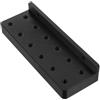 GATHINESS Porta Frecce da Parete Nero in Plastica Petg Scanalature | Montaggio Adesivo, Disposizione Verticale, Compatibile Pannelli Forati, per Punte e Supporti