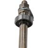 Gdfnmogo Asse Anteriore Bicicletta 140mm Albero Solido per MTB | Misura ruota posteriore, lunghezza 180 mm, per acciaio resistente, cuscinetto accoppiato pronto, guida stabile