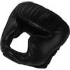USHOBE Casco da Boxe per Uomo, Protezione Chiusa per Kickboxing e Muay Thai | Struttura Completamente Chiusa Visiera, PU e Spugna, per Allenamento in Palestra e Sessioni Intense