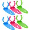 GATHINESS 6 Pezzi Clip per Kayak in PP, Presa Sicura e Pratica per SUP | Aste e Remi, Uso Viaggio e Sport Acquatici, Montaggio Stabile, Antiscivolo, Supporto Affidabile