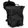 JHTUDHJ Borsa Tattica Da Coscia Con Coulisse for Maschera Antigas | 21 x 12 x 27 cm, Uso Su Cintura E Coscia, Apertura Con Coulisse, Tasca Frontale Con Zip, Solo Borsa, Maschera Esclusa