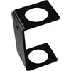 Feegow Supporto da parete per bilanciere in acciaio, 9 x 7 x 14,7 cm, nero | Struttura in acciaio, dimensioni A 9 x 7 x 14,7 cm, finitura nera, leggera 620 g, semplice da installare