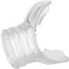 Fesjoy Maschera Trasparente per Respirazione Subacquea, PVC di qualità, | Ergonomico, adatto per le immersioni subacquee, usa e getta, facile da trasportare