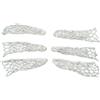 LivGrain Per American Pool Table Net Set 6pcs Nero Bianco per americano | Collezione di palline senza cuciture, gameplay fluido, set da 6 pezzi, adatto a tavoli standard, opzioni in bianco e nero